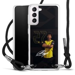 New Carry Case Transparent Stoff schwarz/silber