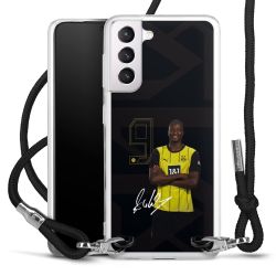 New Carry Case Transparent Stoff schwarz/silber