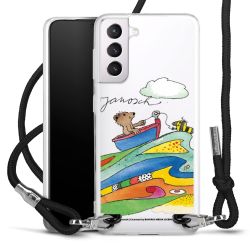 New Carry Case Transparent Stoff schwarz/silber