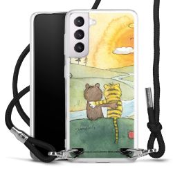 New Carry Case Transparent Stoff schwarz/silber