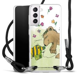 New Carry Case Transparent Stoff schwarz/silber