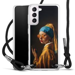 New Carry Case Transparent Stoff schwarz/silber