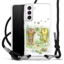 New Carry Case Transparent Stoff schwarz/silber