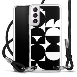 New Carry Case Transparent Stoff schwarz/silber