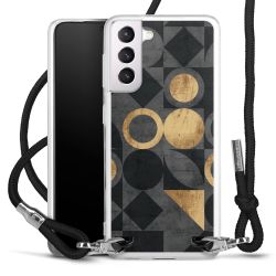 New Carry Case Transparent Stoff schwarz/silber