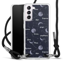 New Carry Case Transparent Stoff schwarz/silber