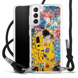 New Carry Case Transparent Stoff schwarz/silber