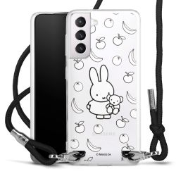 New Carry Case Transparent Stoff schwarz/silber