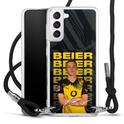 New Carry Case Transparent Stoff schwarz/silber