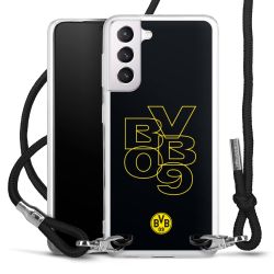 New Carry Case Transparent Stoff schwarz/silber