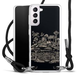 Carry Case Stoff schwarz/silber