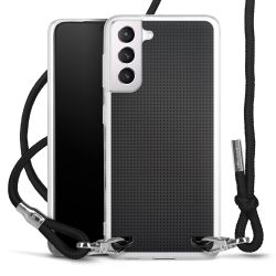 New Carry Case Transparent Stoff schwarz/silber