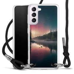 New Carry Case Transparent Stoff schwarz/silber