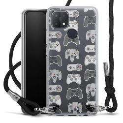 Carry Case Transparent Fabric black/silver