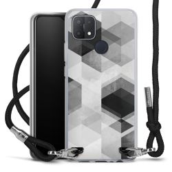 Carry Case Transparent Fabric black/silver