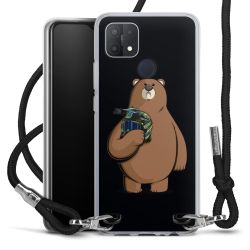 Carry Case Stoff schwarz/silber