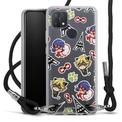 Carry Case Transparent Fabric black/silver