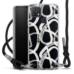 New Carry Case Transparent Stoff schwarz/silber