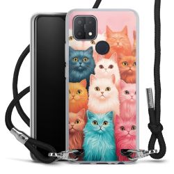 New Carry Case Transparent Stoff schwarz/silber