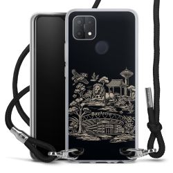 Carry Case Stoff schwarz/silber