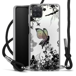 Carry Case Transparent Fabric black/silver