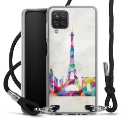 Carry Case Transparent Fabric black/silver