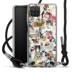 Carry Case Transparent Fabric black/silver