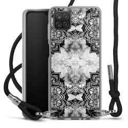 Carry Case Transparent Fabric black/silver