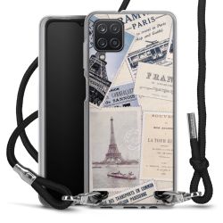 Carry Case Transparent Fabric black/silver