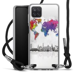 Carry Case Transparent Fabric black/silver