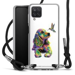 New Carry Case Transparent Stoff schwarz/silber