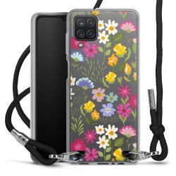 New Carry Case Transparent Stoff schwarz/silber