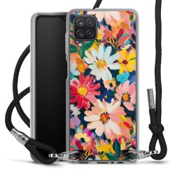 New Carry Case Transparent Stoff schwarz/silber