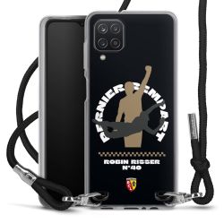 New Carry Case Transparent Stoff schwarz/silber