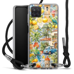 New Carry Case Transparent Stoff schwarz/silber