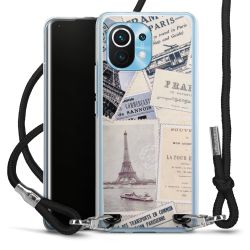 Carry Case Transparent Fabric black/silver