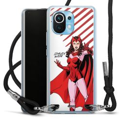 New Carry Case Transparent Stoff schwarz/silber