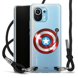 New Carry Case Transparent Stoff schwarz/silber