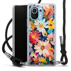 New Carry Case Transparent Stoff schwarz/silber