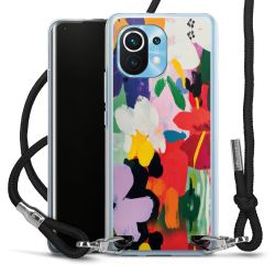 New Carry Case Transparent Stoff schwarz/silber