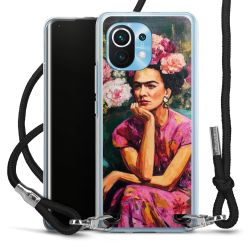 New Carry Case Transparent Stoff schwarz/silber