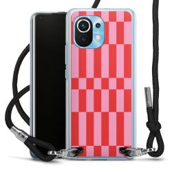 New Carry Case Transparent Stoff schwarz/silber