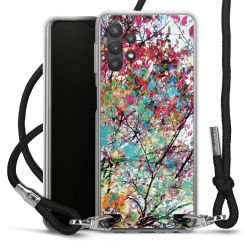 Carry Case Transparent Fabric black/silver