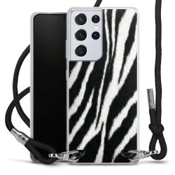 Carry Case Transparent Fabric black/silver