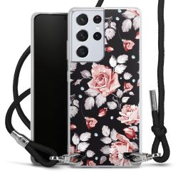 Carry Case Transparent Fabric black/silver