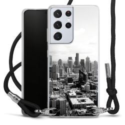 Carry Case Transparent Fabric black/silver