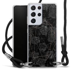 Carry Case Transparent Fabric black/silver