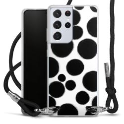 Carry Case Transparent Fabric black/silver