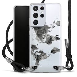 Carry Case Transparent Fabric black/silver