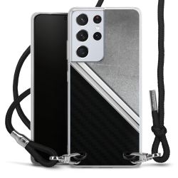 Carry Case Transparent Fabric black/silver